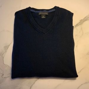 Banana Republic V-Neck Pima Cashmere Sweater EUC M